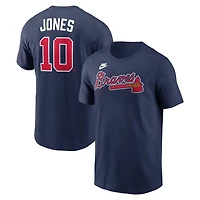 Nike Chipper Jones Atlanta Braves Cooperstown Collection Name  Number T-Shirt