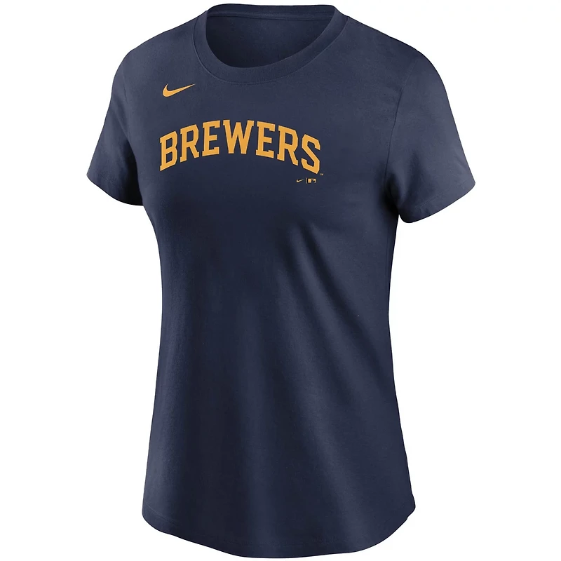 Nike Christian Yelich Milwaukee Brewers Name Number T-Shirt