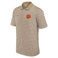 Nike Clemson Tigers Athletic Prep Striped Performance Polo