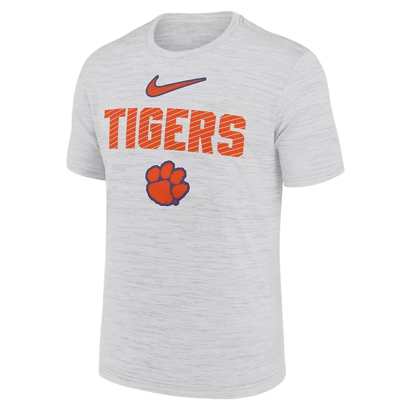 Nike Clemson Tigers Campus Slant Velocity Performance T-Shirt