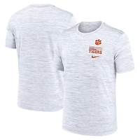 Nike Clemson Tigers Velocity Stacked Dri-FIT T-Shirt