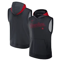 Nike Cleveland Guardians Authentic Collection Performance Sleeveless Pullover Hoodie