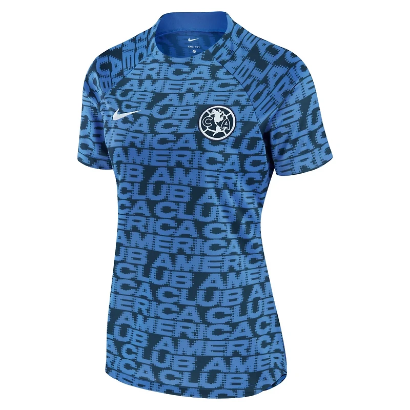Nike Club America 2022 23 Pre-Match Home Performance Top