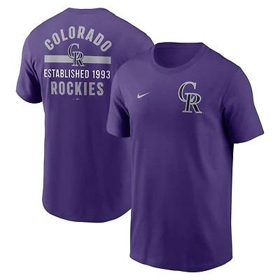 Nike Colorado Rockies 2-Hit T-Shirt