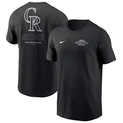 Nike Colorado Rockies 2024 MLB World Tour Mexico City Series T-Shirt