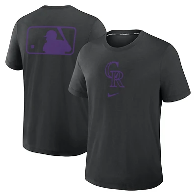 Nike Colorado Rockies Authentic Collection Early Work Tri-Blend Performance T-Shirt