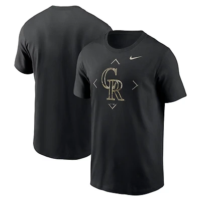 Nike Colorado Rockies Camo Logo T-Shirt