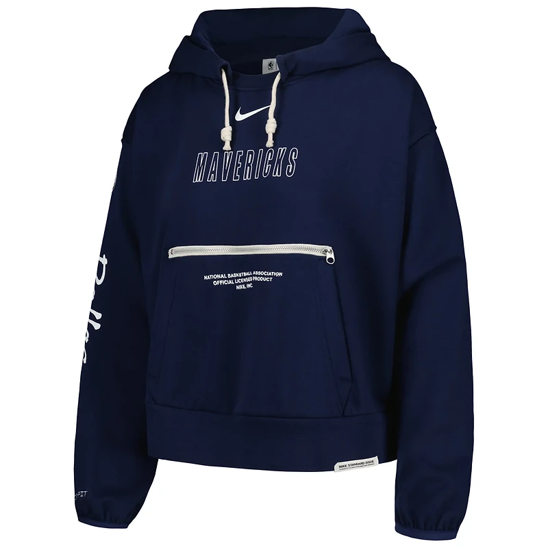 Nike Dallas Mavericks Courtside Standard Issue Performance Pullover Hoodie