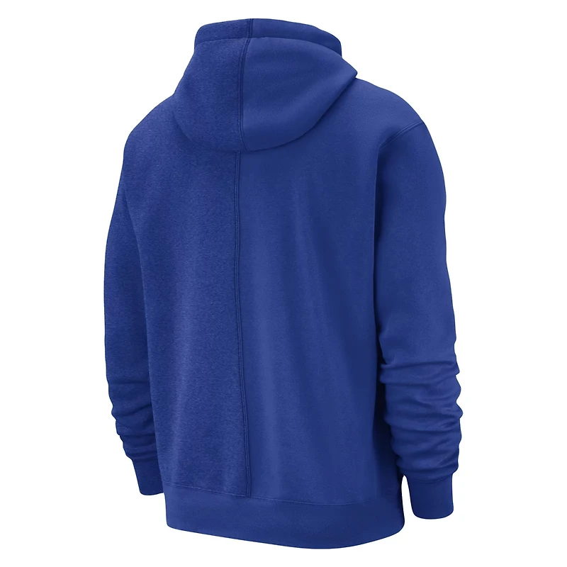 Nike Dallas Mavericks Courtside Versus Stitch Split Pullover Hoodie