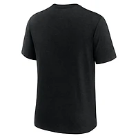 Nike Dark Philadelphia Phillies Fashion Wordmark Tri-Blend T-Shirt