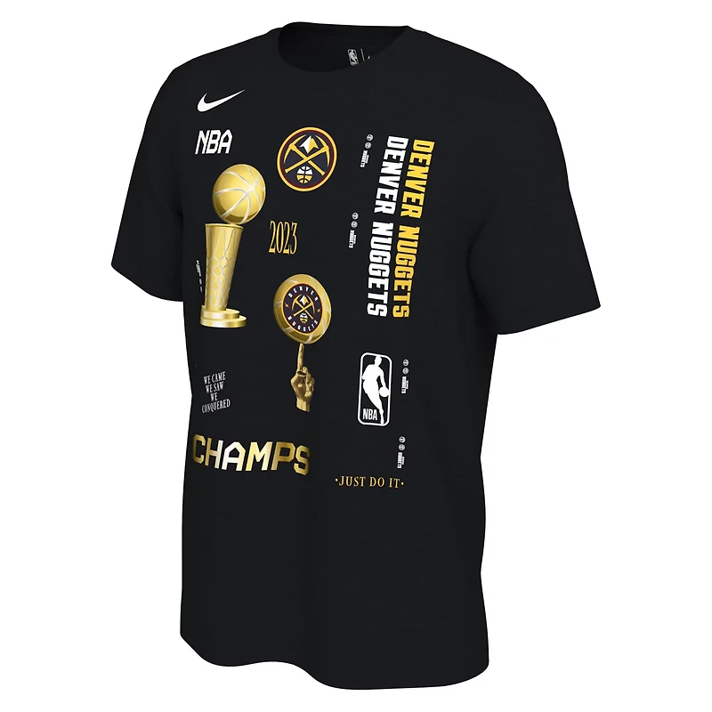 Nike Denver Nuggets 2023 NBA Finals Champions Celebration Expressive T-Shirt