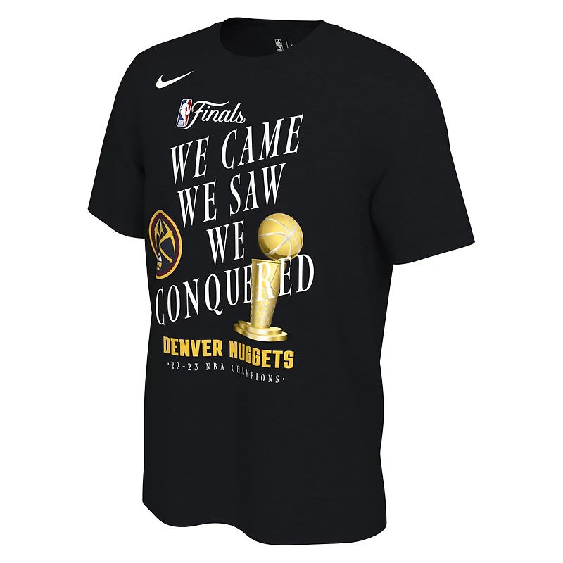 Nike Denver Nuggets 2023 NBA Finals Champions Celebration Trophy T-Shirt