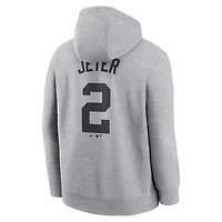 Nike Derek Jeter New York Yankees Player Name  Number Club Fleece Pullover Hoodie