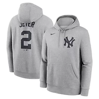 Nike Derek Jeter New York Yankees Player Name  Number Club Fleece Pullover Hoodie