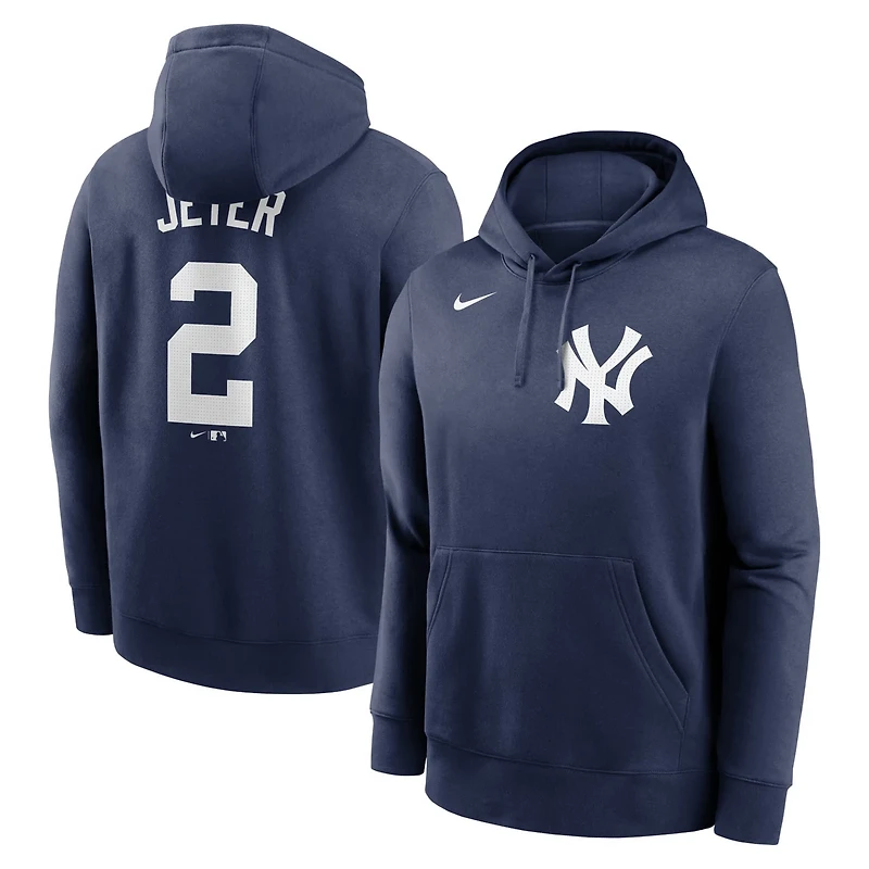 Nike Derek Jeter New York Yankees Player Name Number Club Pullover Hoodie