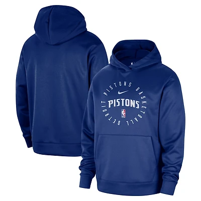 Nike Detroit Pistons 2024 25 Spotlight On-Court Practice Performance Pullover Hoodie