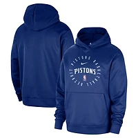 Nike Detroit Pistons 2024 25 Spotlight On-Court Practice Performance Pullover Hoodie