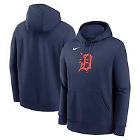 Nike Detroit Tigers Logo Club Fleece Pullover Hoodie