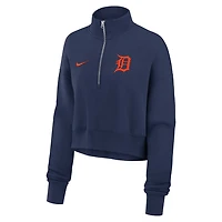 Nike Detroit Tigers Primetime Phoenix Fleece Half-Zip Sweatshirt