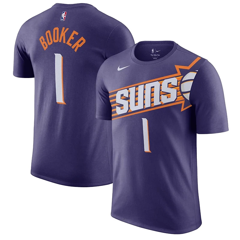 Nike Devin Booker Phoenix Suns Icon 2022/23 Name  Number T-Shirt