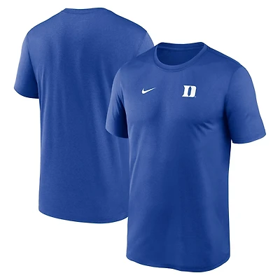 Nike Duke Blue Devils 2025 Sideline Small Logo Legend Performance T-Shirt