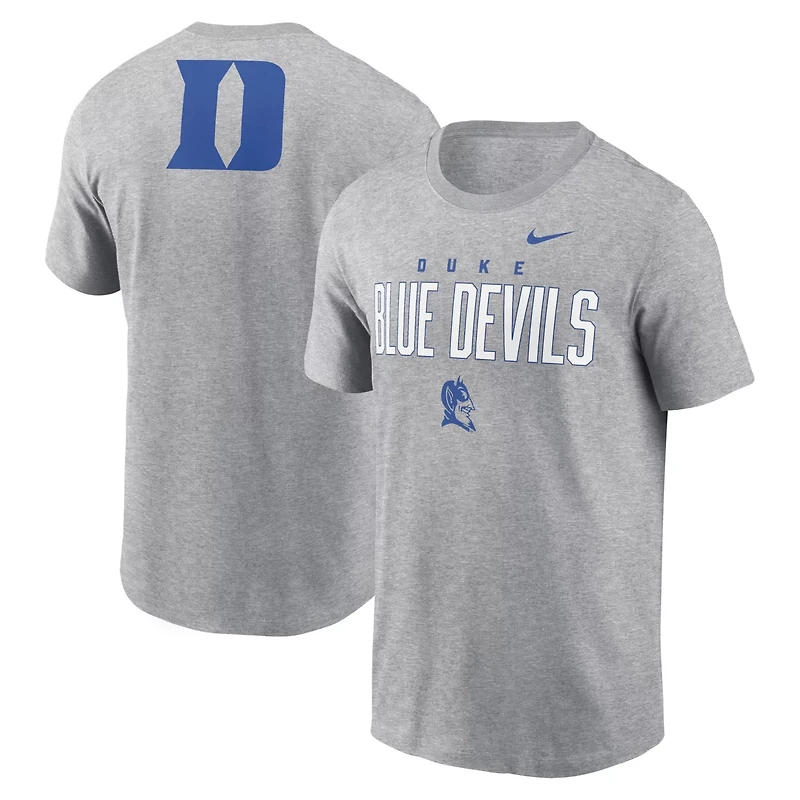 Nike Duke Devils Campus 2-Hit Primary Mascot T-Shirt