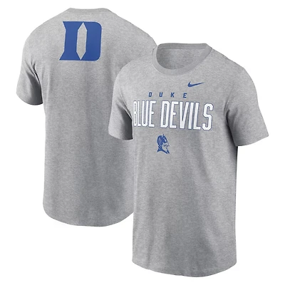 Nike Duke Devils Campus 2-Hit Primary Mascot T-Shirt
