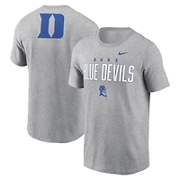 Nike Duke Devils Campus 2-Hit Primary Mascot T-Shirt