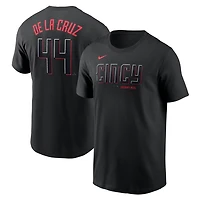 Nike Elly De La Cruz Cincinnati Reds City Connect Fuse Name  Number T-Shirt