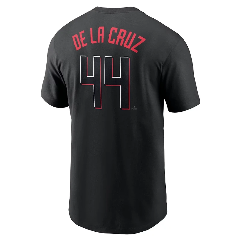 Nike Elly De La Cruz Cincinnati Reds City Connect Fuse Name  Number T-Shirt