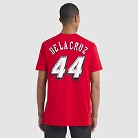 Nike Elly De La Cruz Cincinnati s 2025 MLB Speedway Classic Name  Number T-Shirt