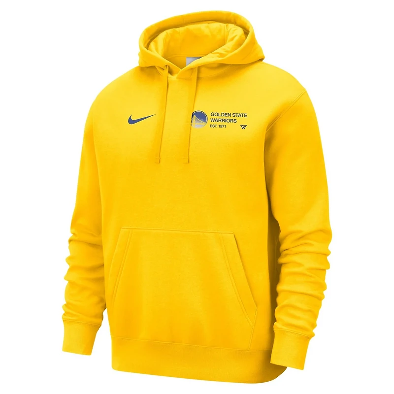 Nike en State Warriors Courtside Club Pullover Hoodie