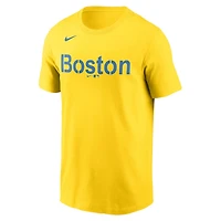 Nike Enrique Hernandez Boston Red Sox City Connect Name  Number T-Shirt