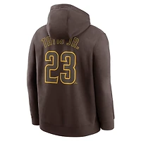 Nike Fernando Tatis Jr San Diego Padres Player Name  Number Club Fleece Pullover Hoodie