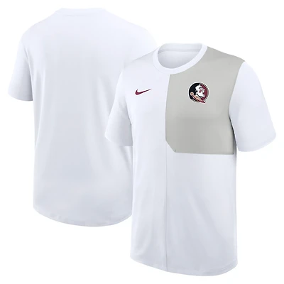 Nike Florida State Seminoles 2025 Sideline UV Performance Coach T-Shirt