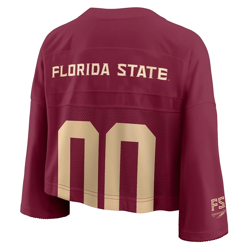 Nike Florida State Seminoles Cropped Mesh Dri-FIT Fashion Jersey