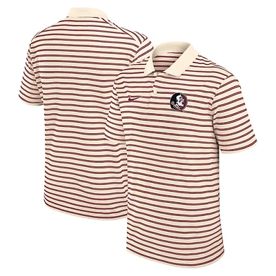 Nike Florida State Seminoles Solid Foundation Striped Performance Polo