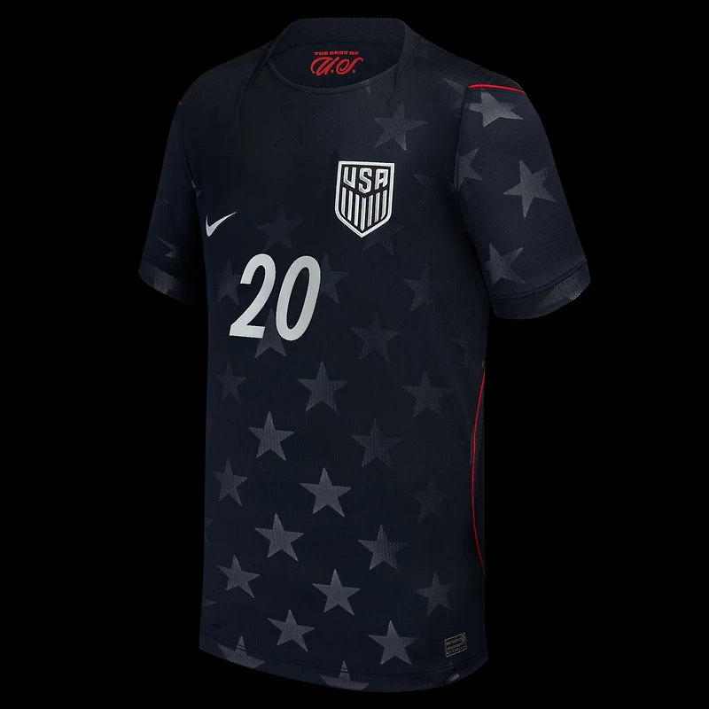 Nike Folarin Balogun USMNT 2026 Away Stadium Replica Jersey