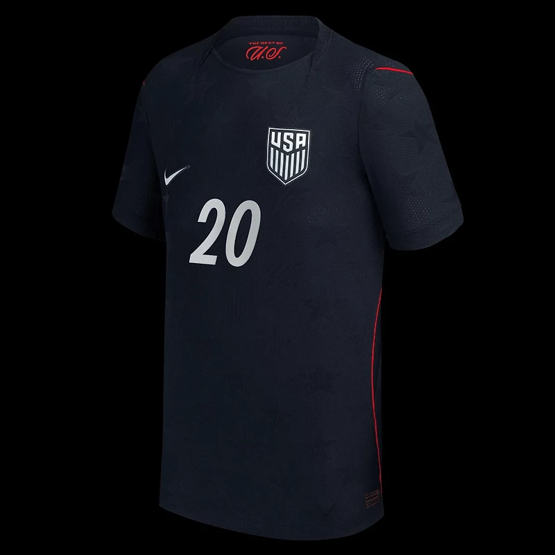 Nike Folarin Balogun Youth USMNT 2026 Away Match Authentic Jersey