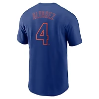 Nike Francisco Alvarez New York Mets Fuse Name  Number T-Shirt