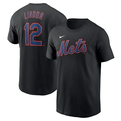 Nike Francisco Lindor New York Mets Fuse Name Number T-Shirt