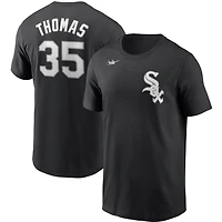 Nike Frank Thomas Heathered Gray Chicago Sox Cooperstown Collection Name  Number T-Shirt