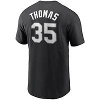 Nike Frank Thomas Heathered Gray Chicago Sox Cooperstown Collection Name  Number T-Shirt