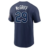 Nike Fred McGriff Tampa Bay Rays Name  Number Hall of Fame T-Shirt