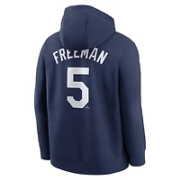 Nike Freddie Freeman Los Angeles Dodgers Player Name  Number Club Pullover Hoodie