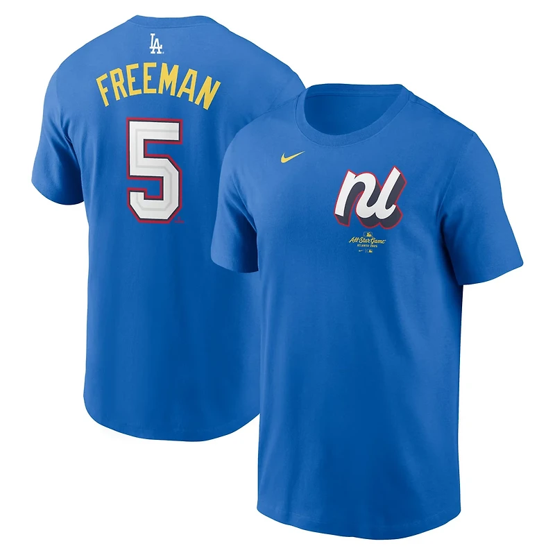 Nike Freddie Freeman National League 2025 All-Star Edition Name  Number T-Shirt