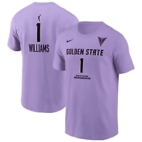 Nike Gabby Williams Golden State Valkyries Explorer Edition Name  Number T-Shirt
