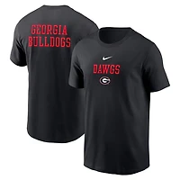 Nike Georgia Bulldogs 2-Hit Stacked T-Shirt