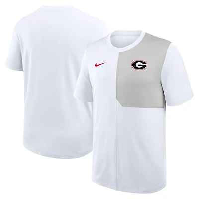 Nike Georgia Bulldogs 2025 Sideline UV Performance Coach T-Shirt