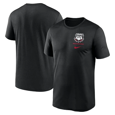 Nike Georgia Bulldogs Alternate Logo Lockup Legend Performance T-Shirt